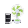 Stoni punjivi ventilator sa solarnim panelom i LED lampom