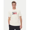 Tommy Hilfiger Majica American Monotype MW0MW39843 Écru Regular Fit