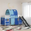 Okvir Krevet za Dječji Loft Bijela i Plava 80 x 200 cm Metal