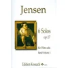 JENSEN:6 SOLOS OP.17 VOL.1 FLUTE AND piano