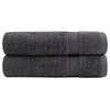Premium ručnici za ruke SOLUND 2 kom. antracit 50x100 cm 600 g/m2