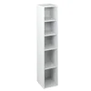 SAPHO ESPACE Visoka Bela Stenska Omara s Policami 30x172x32cm