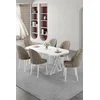 Hanah Home Trpezarijski set, 7 komada, Bež