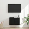 TV zidni ormar Zidne Crna 59,5 x 31 x 40 cm Konstruirano drvo