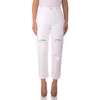 KOCCA Ženske pantalone PPC7309-001, Bele