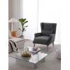 Atelier del Sofa Fotelja Klam 70x94x78cm Siva