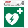 Samolepljiva nalepnica - automatski spoljni defibrilator- 150x150mm