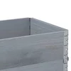 Okviri za palete 2 kom sivi 100 x 50 cm od masivne borovine