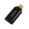 USB-C na 3,5 mm avdio adapter, USB 3.2, črne barve - LogiLink UA356