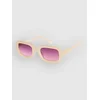 Dot Dash Halo Shiny Cream Sunglasses gradient pink