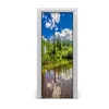 tulup.si Samolepilni tapete na vratih Jezero v gorah 85x205 cm