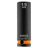 slomart NEO TOOLS Dolgi udarni nasadni ključ 1/2, 15 mm, Cr-Mo