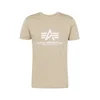 ALPHA INDUSTRIES Majica bež/bela