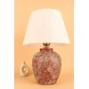 Opviq Stona lampa YL684, 30x20x42 cm, IP20, Krem-crvena