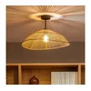 Brilagi - LED plafonski luster CERIA BOHO 1xE27/60W/230V prečnik 50 cm crna/braon
