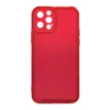 Maska Clear color za iPhone 12 Pro crvena.