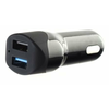 Pama avtopolnilec 12/24V univerz. z dvojnim USB izhodom Quick Charge 3.0, črn