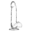 Transparentni dildo, 20 cm