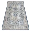 eoshop Preproga Strukturna SOLE D3871 Okras, okvir - ravna vez modra/bež ( - Velikost: 80x250 cm)