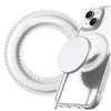 Alogy Univerzalni magnetni obroč s pokrovčkom za MagSafe magnetni obroč, bel