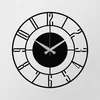 Wallity Zidni sat Enzoclock S011, 48x48cm, Crni