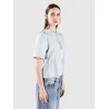 24 Colours 30509B Bow SS Blouse Shirt blue