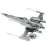 Metal Earth 3D metalna maketa STAR WARS EP 7 PD X-Wing Fighter, Srebrne boje