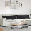 Jastučići za sofu 2 pcs Crna 145 x 40 cm Kordura tekstil