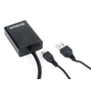 A-VGA-HDMI-01 Gembird VGA to HDMI and audio cable, single port, black WITH AUDIO