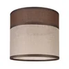 Zamenski abažur ANDREA E27 O 16 cm braon/bež