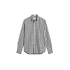 GANT Srajca temno siva/antracit/bela