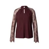 VERO MODA Bluza VMMILLA vinsko rdeča