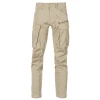 G-Star Raw Hlače cargo ROVIC ZIP 3D STRAIGHT TAPERED Bež