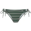 BENCH Bikini hlačke kremna/temno zelena