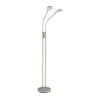 Globo 58504-2SSA-LED prigušiva podna lampa SILVIO 2x6,5W/230V 2700/3350/4000K bež