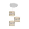 Luster na sajli HELEN 3xE27/15W/230V krem boje