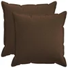 vidaXL Prevleka za blazino 2 pcs HOUTEN Rjava 70 x 70 cm Lažni lanu