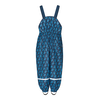 PLAYSHOES Hlače Regenlatzhose mit Baustelle allover, modra