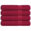 Ručnici za saunu FROGN 4 kom bordo 80x200 cm 360 g/m2