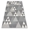 eoshop Preproga SPRING 20409332 trikotniki sisal, zanka - siva ( - Velikost: 200x290 cm)