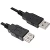 FAST ASIA Kabl USB A - USB A MF (produžni) 3m crni
