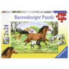 Ravensburger Sestavljanka World of horses 2x24 kosov