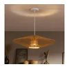 Brilagi - LED luster na sajli CERIA BOHO 1xE27/40W/230V prečnik 70 cm bela/smeđa
