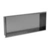 Mexen X-Wall-NR niša polica brez obrobe 75 x 30 cm, brušena pištole siva - 19E1753010