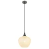 Globo 15548HK - Luster na sajli MAXY 1xE27/40W/230V, prečnik 24 cm, bela/antracit