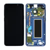 Samsung Galaxy S9 G960F - LCD zaslon + steklo na dotik + okvir (koralno modra) - GH97-21696D, GH97-21697D Genuine Service Pack