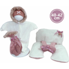 Llorens M740-78 oblačila za punčko NEW BORN, velikost 40-42 cm