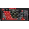 A4Tech Bloody S98 športna mehanska gaming tipkovnica, RGB osvetlitev, rdeče stikalo, USB, CZ, črna/rdeča