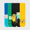 Cropp - Komplet 5 parov nogavic s potiskom Adventure Time - rumena