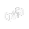 GEWISS GW16222VT poklopac okvir ONE 2M